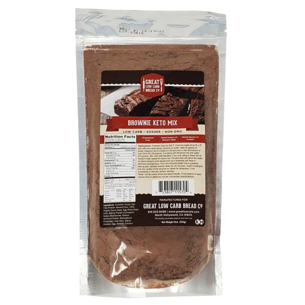 Brownie Keto Mix - 2g Net Carb, Easy Bake, High Fiber & Protein, Non-GMO Hot on Sale