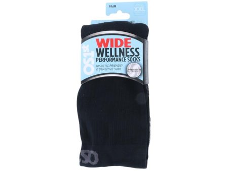 OS1st WP4 Wellness Performance Crew Socks Wide Black Sale