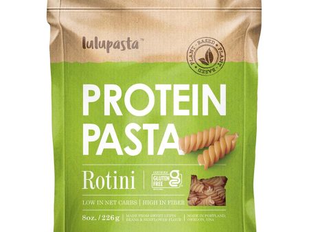 Rotini Protein Pasta - 19g Protein & 4g Net Carb, Lupin Pasta, Keto Pasta, Gluten Free, 8 oz. Hot on Sale