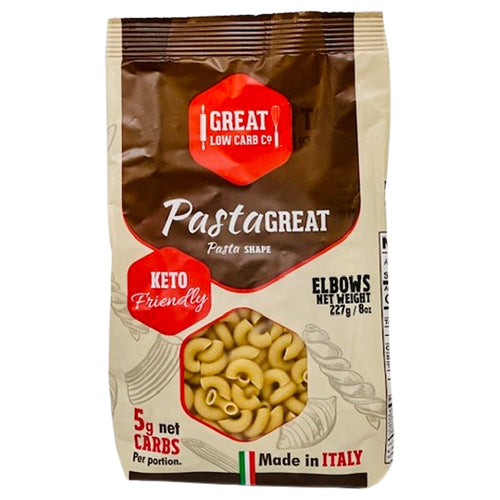 Elbow Low Carb Pasta - Keto-Friendly, High in Protein, Made in Italy, 8oz. Hot on Sale