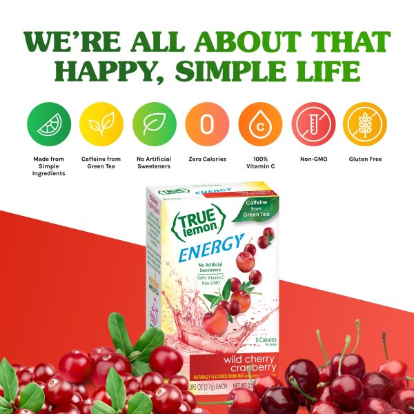 True Lemon Energy Wild Cherry Cranberry Online