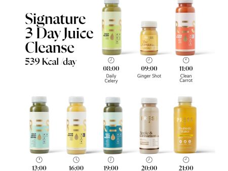 Signature 3 Day Juice Cleanse Sale