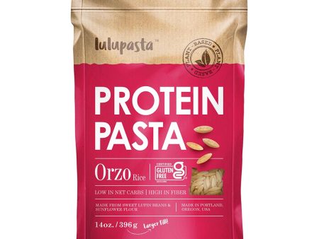 Orzo Protein Pasta - 19g Protein & 4g Net Carb, Keto Rice, Keto Pasta, Gluten Free (Large 14 oz. Fill) For Cheap