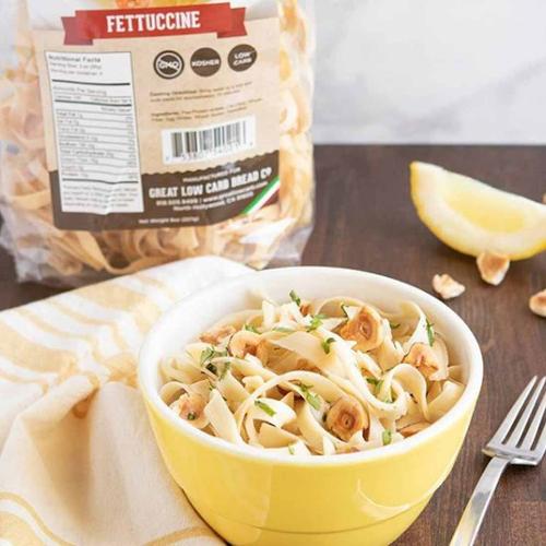 Fettuccine Low Carb Pasta - Keto-Friendly, High in Protein, Made in Italy, 8oz. For Discount