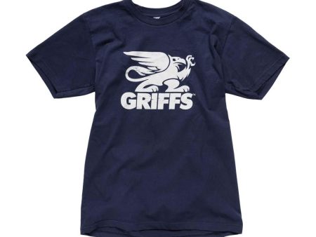 GRIFFS Classic Tee Navy For Sale