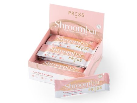 12 x Cacao, Oat & Raspberry Shroombar Online Sale