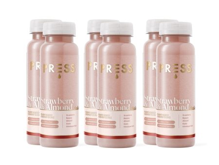 6 x Strawberry & Almond Shake 250ml Online Sale