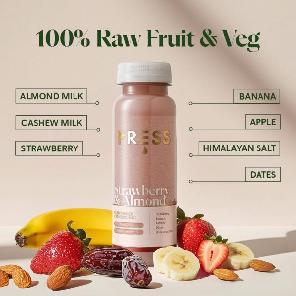 Strawberry & Almond Shake 250ml Cheap