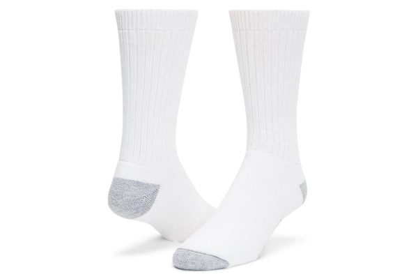 Wigwam Diabetic Sport Crew Sock White Supply