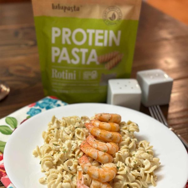 Rotini Protein Pasta - 19g Protein & 4g Net Carb, Lupin Pasta, Keto Pasta, Gluten Free, 8 oz. Hot on Sale