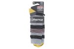 Darn Tough Oxford Crew Sock Gray Stripe For Cheap