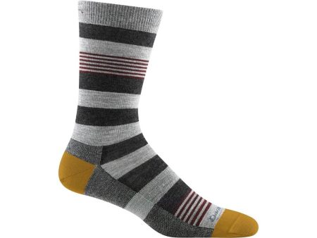 Darn Tough Oxford Crew Sock Gray Stripe For Cheap