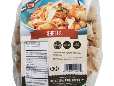 Shell Shape Low Carb Pastas - Keto-Friendly, High in Protein, 8oz. Sale