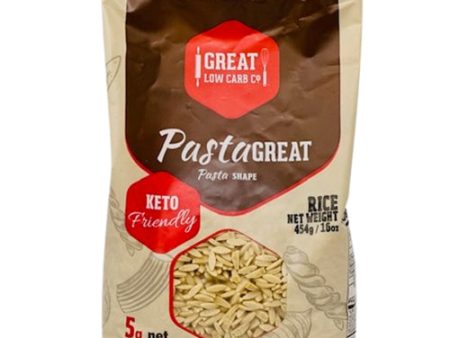 Orzo Low Carb Pasta - Keto-Friendly, High in Protein, Made in Italy, 16oz. Supply